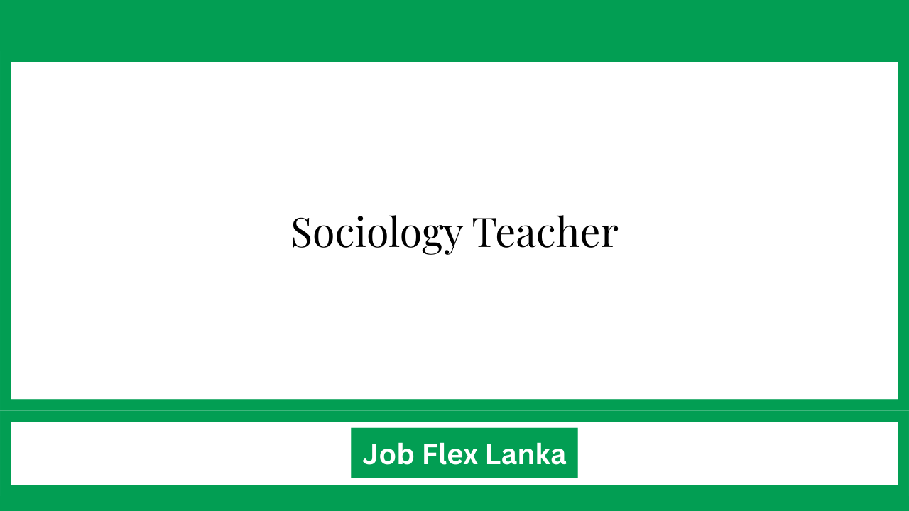 Sociology Teacher